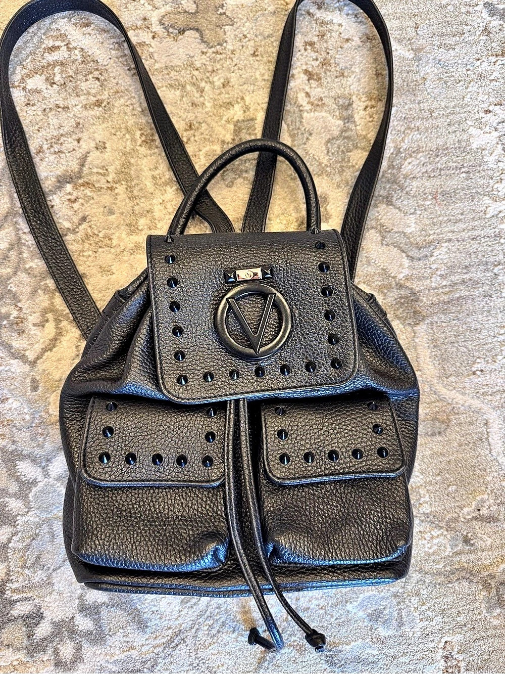 Mario Valentino Backpack in Black Like New